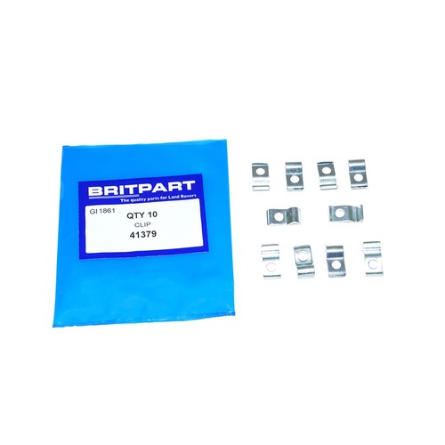 Brake pipe chassis clip - clip, (x10)