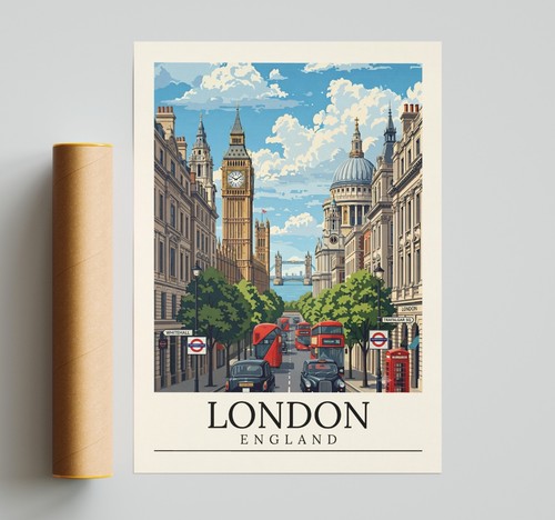 London poster england - london, poster,