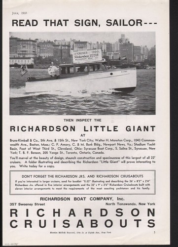 1933 richardson cruiser little - richardson,