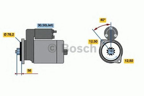 New engine starter motor - new,