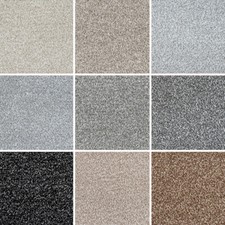 Grey saxony carpet - saxony, 12mm