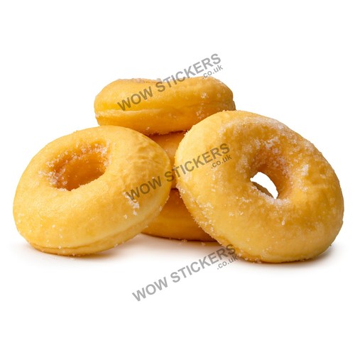Sugar glazed donut stack - sugar,