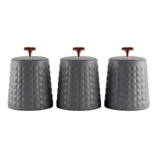 Tea coffee sugar canisters set - tea,