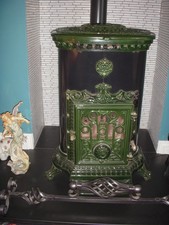 Vintage Godin Wood Burning Stove - Excellent Condition