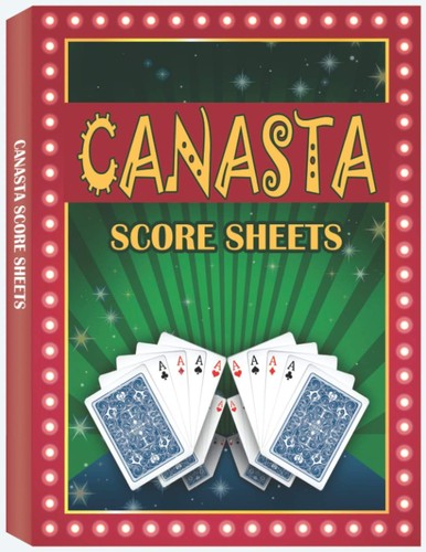 Canasta score sheets - score, sheets: