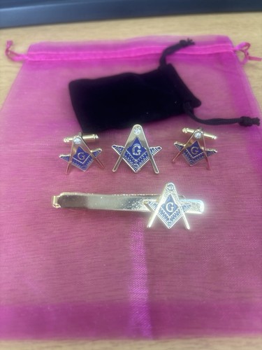 Masonic new cufflinks - new, pin