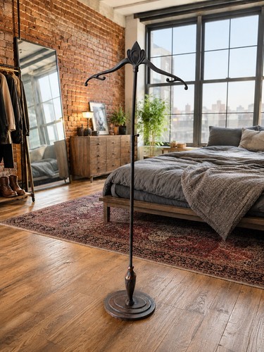 1900s iron hall tree coat - hall, rack