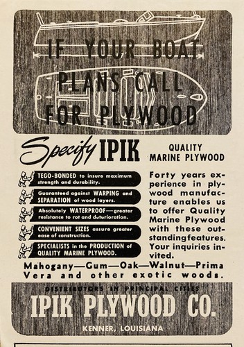 1948 ipik plywood co - ad.(n33)~ipik,