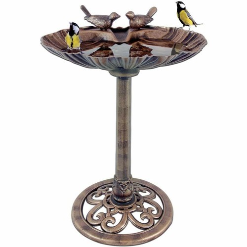 Bird bath feeder traditional - &,