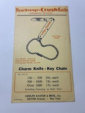 1941 ORANGE CRUSH CHARM KNIFE