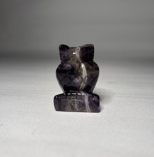 Ladueukoi Natural Amethyst Owl