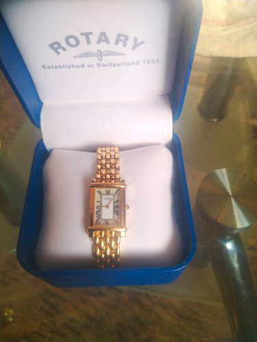 Rotary quartz rectangle gold - rectangle,