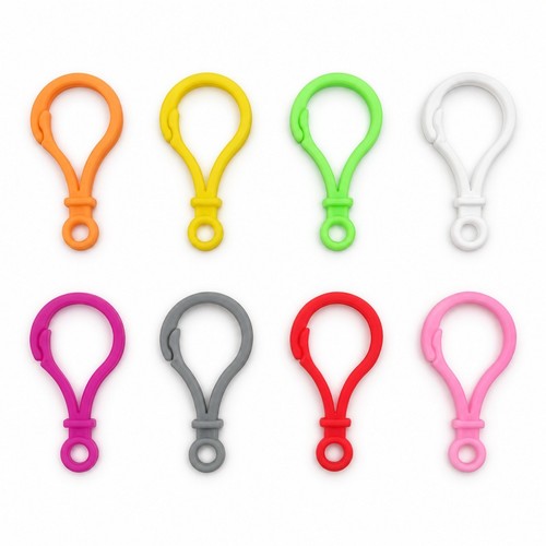 200pcs plastic lobster clasps - plastic,