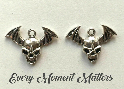 Tibetan silver skull with - 10,