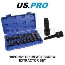 US PRO 10pc 1/2" DR Impact