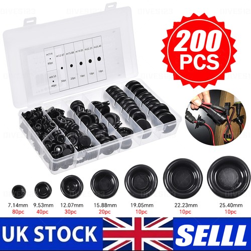 200pcs rubber grommets - rubber,