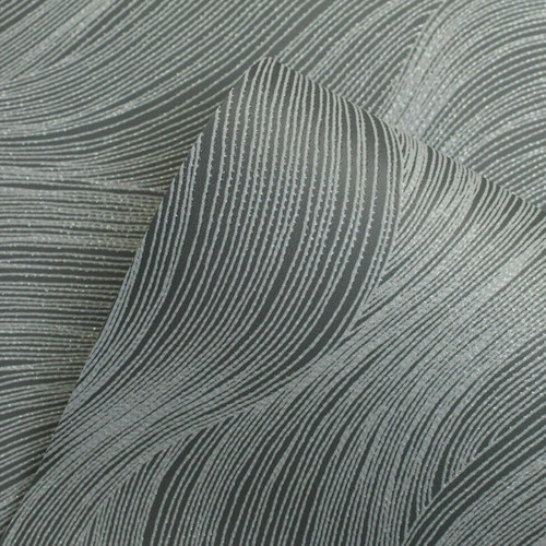 Grey wavy lines wallpaper - grey,