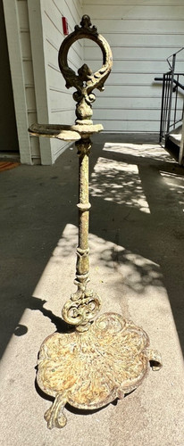 Antique cast iron umbrella - antique,