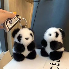 Cute Cartoon Panda Plush Toy Pendant Soft Stuffed Doll Keychain Bag ﻿`,