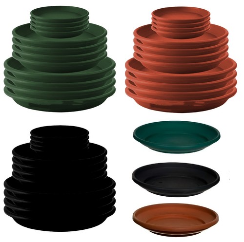 Plastic plants planter - planter, saucer