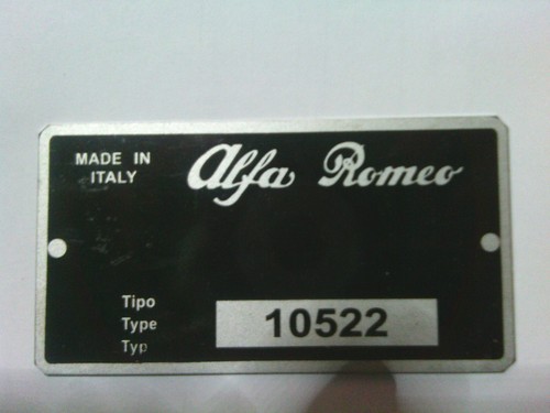 Type plate sign - plate,