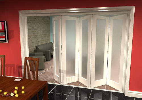 Internal bifold doors white - internal,