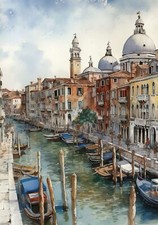 Venice Italy Gondolas