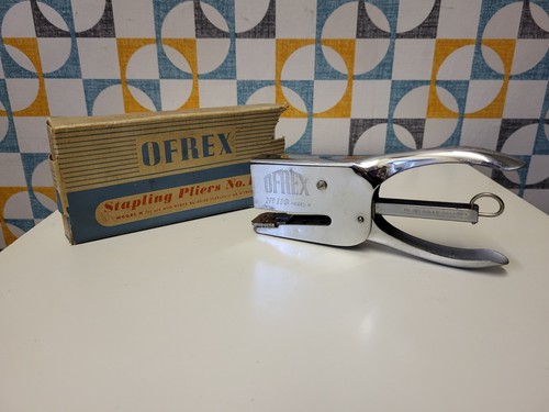 Vintage ofrex stapler stapling - vintage,