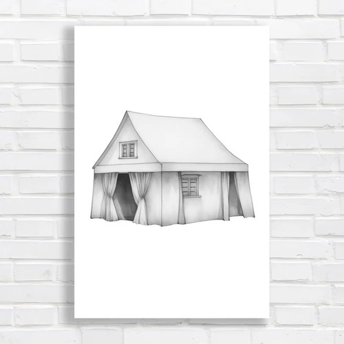 Cozy tent home black - tent,