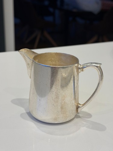 Vintage silver plated milk - silver,