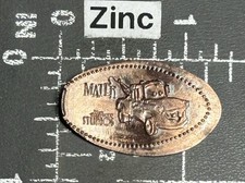Disney World Hollywood Studios Cars Mater Elongated Pressed Smashed Penny Coin