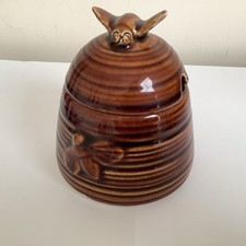  Ceramic Beehive Honey Pot