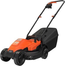 BLACK+DECKER BEMW451 1200W Electric Lawnmower 32cm Cut 35L Grass Box Compact