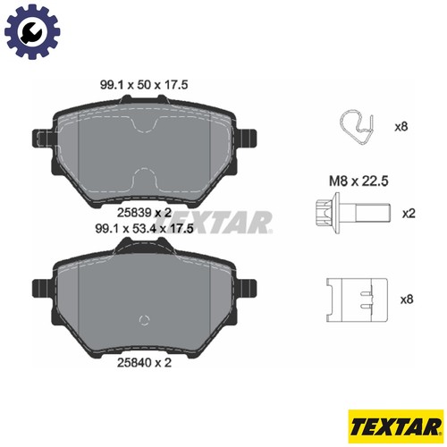 Brake pad set - brake,