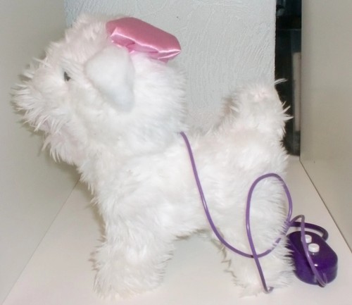 Battery operated white fluffy - operated,