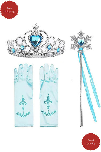 Girl elsa cosplay accessories - girl,