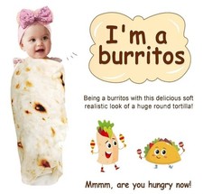 Burrito Tortilla Blanket Baby