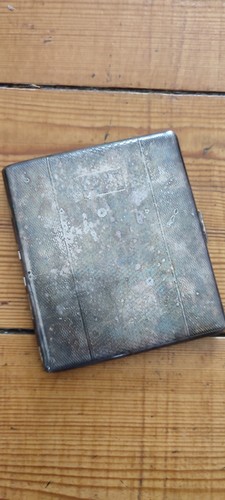 Vintage cigarette case silver - cigarette,