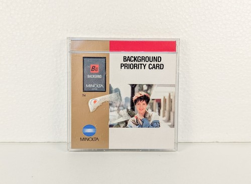 Minolta background priority - minolta,