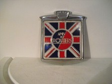 1960 "Ames Des Routiers " Car Badge,Union Jack,France Restaurant.Citroen,Scooter