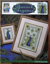 Peacock Elegance Cross Stitch Chart Book Birds