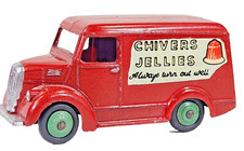 Dinky Toys 452 Trojan 15cwt Red Van Chivers Jellies Vintage Die-Cast Collectible