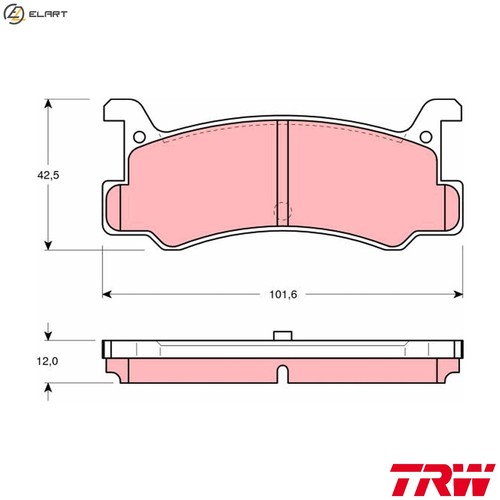 Brake pad set - brake, disc