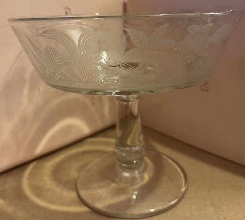 1880 victorian glass bowl - 1880's,