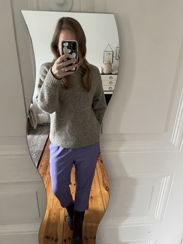 Vintage purple capri pants - pants, by