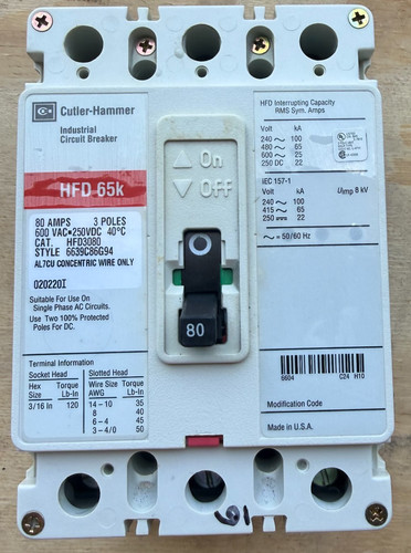 Eaton cutler hammer - hammer, 80