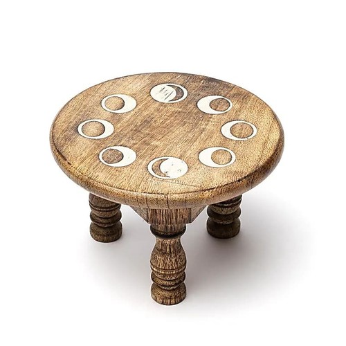 Small altar table with white