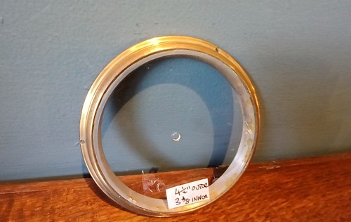 Antique barometer brass bezel - barometer,