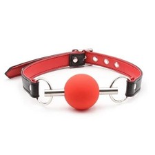 Red Silicone Ball Mouth Gag