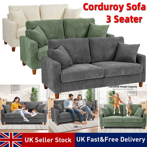 Seater corduroy sofa jumbo - 3,